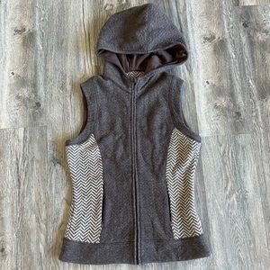 Prana Women’s Wool Blend Hooded Vest, size medium